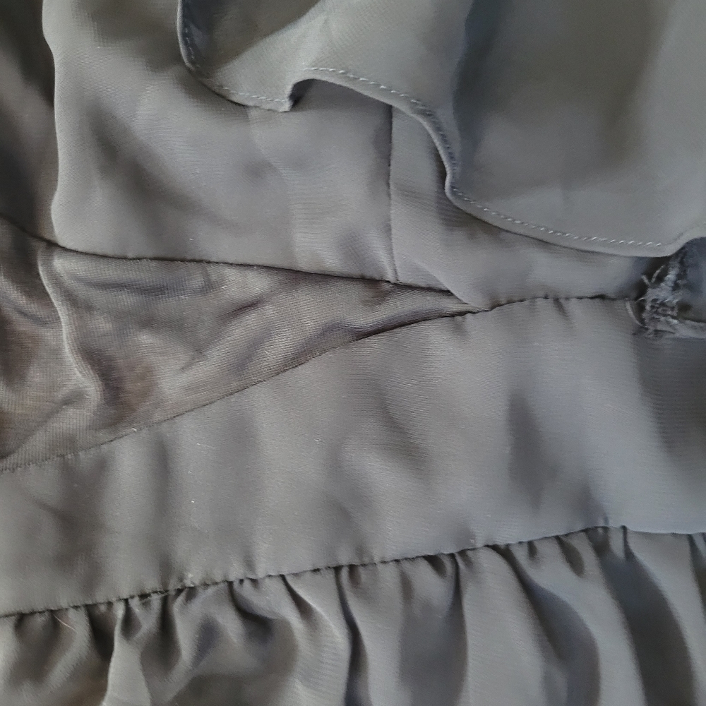 Anthopolgie ruffled little black dress small - Picture 6 of 6